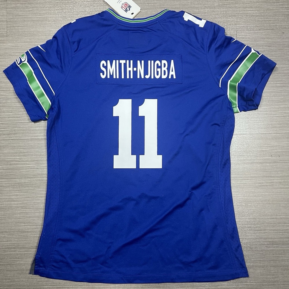 Nike Seattle Seahawks Jaxon Smith-Njigba Womens Throwback Game Jersey 2XL NWT - Picture 2 of 4